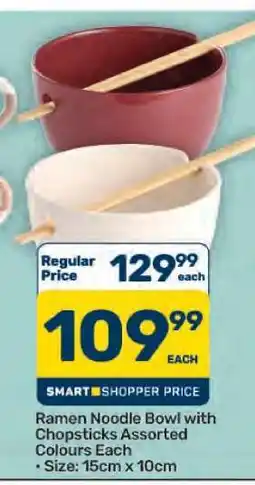 Pick n Pay Hypermarket Ramen Noodle Bowl with Chopsticks offer