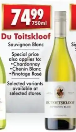 Prestons Du Toitskloof Sauvignon Blanc offer