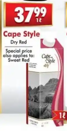 Prestons Cape Style Dry Red offer