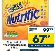 Pick n Pay Nutrific - wholewheat biscuits offer