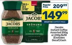 Pick n Pay Jacobs - instant coffee offer