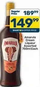 Pick n Pay Liquor Amarula - cream liqueur assorted offer