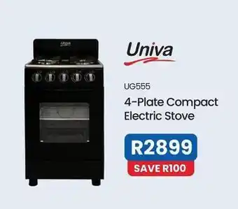 Univa - ug555 4-plate compact electric stove