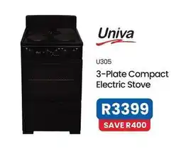 OK Furniture Univa - u305 3-plate compact electric stove offer