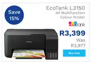First Shop Epson Ecotank L3150 A4 Multifunction Colour Printer offer