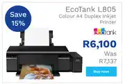 First Shop Epson Ecotank L805 Colour A4 Duplex Inkjet Printer offer