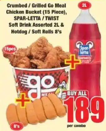 Crumbed / Grilled Go Meal Chicken Bucket