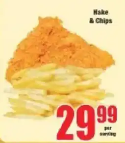 Boxer Hake & Chips offer