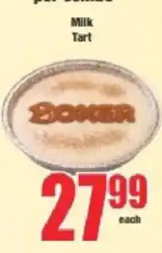 Boxer Milk Tart offer