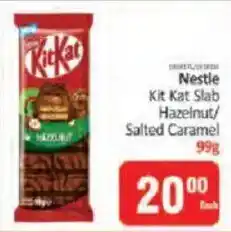 KitKat Cash and Carry Nestle Kit Kat Slab Hazelnut/Salted Caramel offer