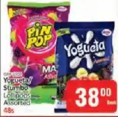 KitKat Cash and Carry Yogueta Stumbo Lollipops Assorted offer