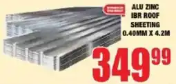 Boxer Build ALU ZINC IBR ROOF SHEETING offer