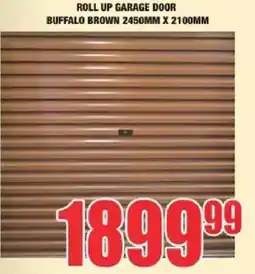 Boxer Build ROLL UP GARAGE DOOR BUFFALO BROWN offer