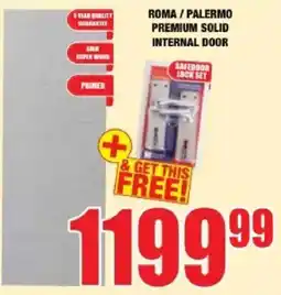 Boxer Build ROMA / PALERMO PREMIUM SOLID INTERNAL DOOR offer