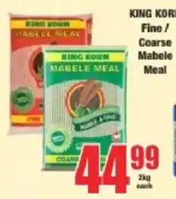 Boxer King Korn Mabele Meal offer