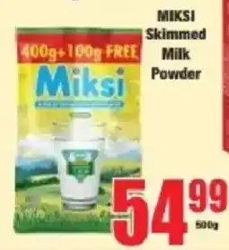 Boxer MIKSI Skimmed Milk Powder offer