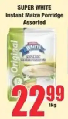 Boxer SUPER WHITE Instant Maize Porridge Assorted offer