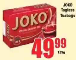 Boxer JOKO Tagless Teabags offer