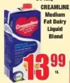 Boxer CREAMLINE Medium Fat Dairy Liquid Blend offer