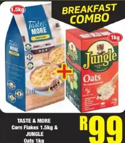 Boxer Taste & More Corn Flakes & Jungle Oats offer