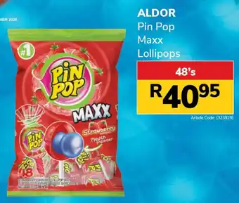 Pin Pop Maxx Lollipops