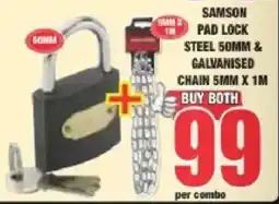 Boxer Build SAMSON PAD LOCK offer