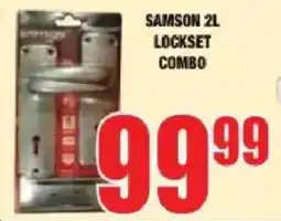Boxer Build SAMSON 2L LOCKSET COMBO offer