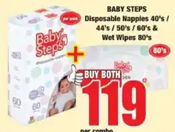 Boxer Baby Steps Disposable Nappies offer