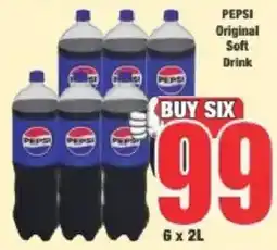 Boxer PEPSI Original Soft Drink offer