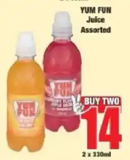 Boxer YUM FUN Juice Assorted offer
