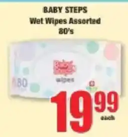 Boxer BABY STEPS Wet Wipes Assorted offer