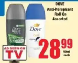 Boxer Dove Anti-Perspirant Roll On Assorted offer