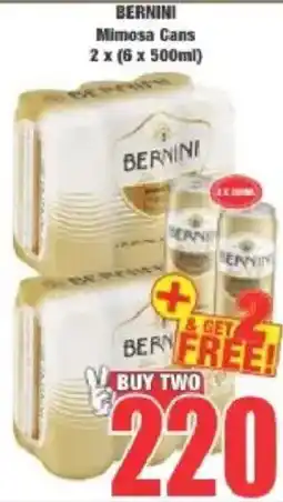 Boxer Bernini Mimosa Cans offer