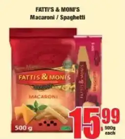 Boxer FATTI'S & MONI'S Macaroni offer