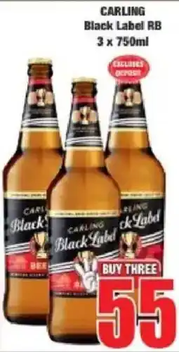 Boxer CARLING Black Label RB offer