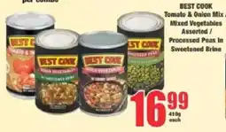 Boxer BEST COOK Mixed Vegetables Assorted offer