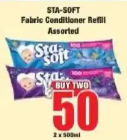 Boxer STA-SOFT Fabric Conditioner Refill Assorted offer