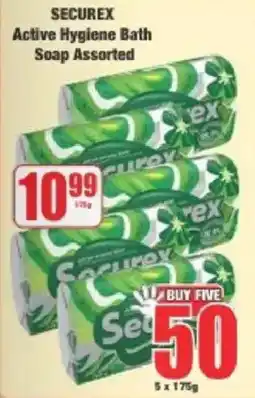Boxer SECUREX Active Hygiene Bath Soap Assorted offer