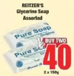 Boxer REITZER'S Glycerine Soap Assorted offer
