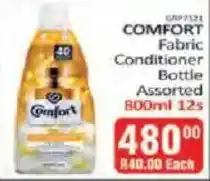 Comfort Fabric Conditioner Bottle Assorted