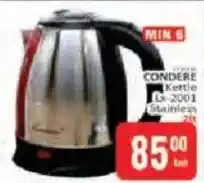 KitKat Cash and Carry CONDERE Kettle Lx-2001 Stainless offer