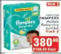 KitKat Cash and Carry Pampers Active Baby-dry Jumbo Pack 2 offer