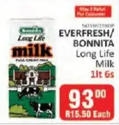 KitKat Cash and Carry EVERFRESH/BONNITA Long Life Milk offer