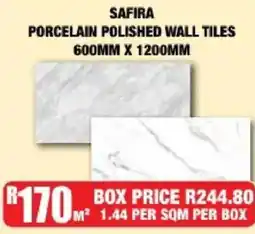 Boxer Build SAFIRA PORCELAIN POLISHED WALL TILES offer
