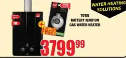 Boxer Build TOTAL BATTERY IGNITION GAS WATER HEATER offer