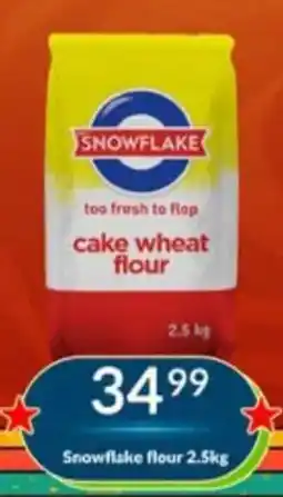 Super Save Snowflake cake wheat flour offer