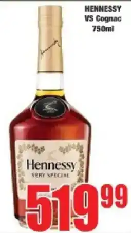 Boxer Hennessy VS Cognac offer