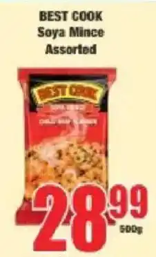 Boxer BEST COOK Soya Mince Assorted offer