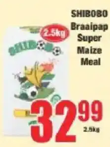 Boxer SHIBOBO Braaipap Super Maize Meal offer