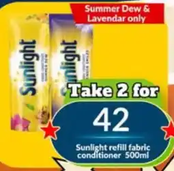 Super Save Sunlight refill fabric conditioner offer